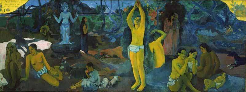 Paul Gauguin Where Do We Come From What Are We Where Are We Going china oil painting image